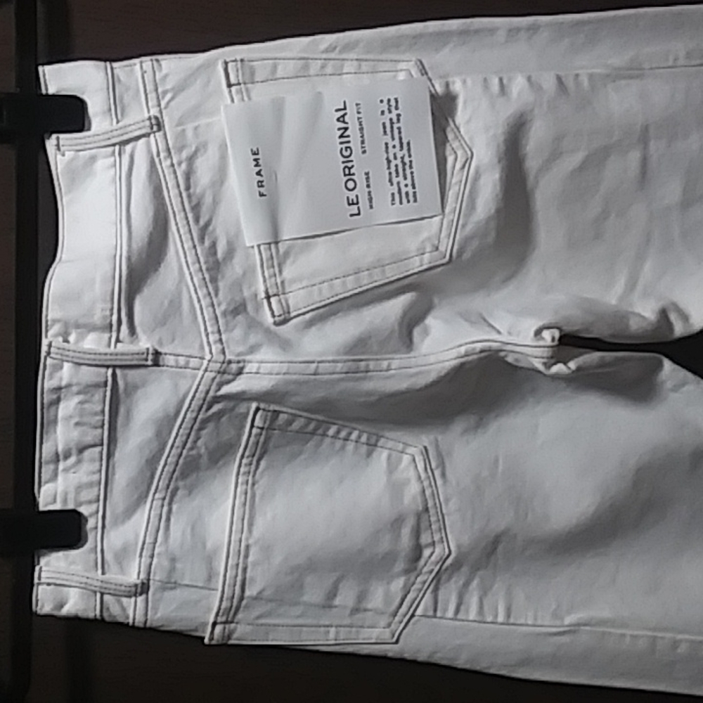 NWT FRAME Le Original jagged edge jeans - Picture 13 of 14